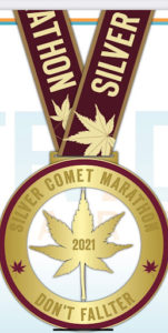 Silver Comet Races 2021 Marathon Medal Silver Comet Races 2021 Marathon Medal