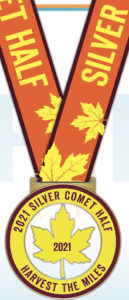 Silver Comet Races 2021 Half Marathon Medal Silver Comet Races 2021 Half Marathon Medal